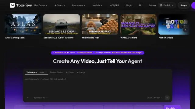 TopView homepage screenshot